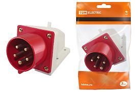 Вилка кабельная силовая 525 стационарная 3Р+РЕ+N 32А 380В IP44 SQ0605-0016 TDM от поставщика КабельСпецСтрой Вилка кабельная силовая 525 стационарная 3Р+РЕ+N 32А 380В IP44 SQ0605-0016 TDM от поставщика КабельСпецСтрой