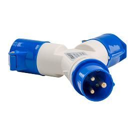 Адаптер силовой двухлучевой 1012-16А-6h-220AC-2P+PE-IP44 от поставщика КабельСпецСтрой Адаптер силовой двухлучевой 1012-16А-6h-220AC-2P+PE-IP44 от поставщика КабельСпецСтрой