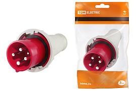 Вилка кабельная силовая 034 3Р+РЕ 63А 380В IP54 SQ0601-0007 TDM от поставщика КабельСпецСтрой Вилка кабельная силовая 034 3Р+РЕ 63А 380В IP54 SQ0601-0007 TDM от поставщика КабельСпецСтрой