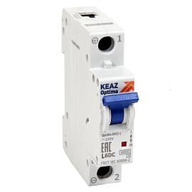 Выключатель автоматический 4А 1П однополюсный характеристика L 6kA BM63 OptiDin 261197 КЭАЗ от поставщика КабельСпецСтрой