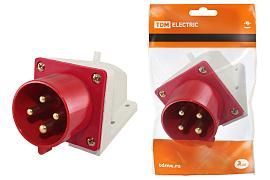 Вилка кабельная силовая 524 стационарная 3Р+РЕ 32А 380В IP44 SQ0605-0015 TDM от поставщика КабельСпецСтрой Вилка кабельная силовая 524 стационарная 3Р+РЕ 32А 380В IP44 SQ0605-0015 TDM от поставщика КабельСпецСтрой