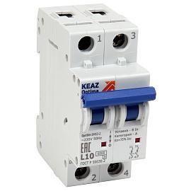 Выключатель автоматический 25А 1П+N двухполюсный характеристика K 6kA BM63 OptiDin 260714 КЭАЗ от поставщика КабельСпецСтрой