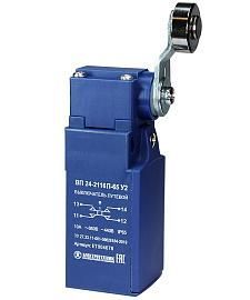 Выключатель путевой ВП 24-2116П-65 У2 рычаг со стальным роликом 1з+1р безинерционный 20 мм без сальника 3А IP65 ET004678 Электротехник от поставщика КабельСпецСтрой