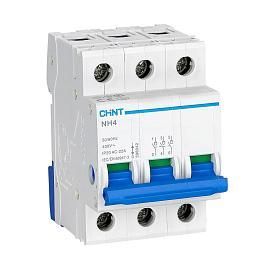 Выключатель нагрузки NH4 3P трехполюсный 80A 398111 CHINT от поставщика КабельСпецСтрой